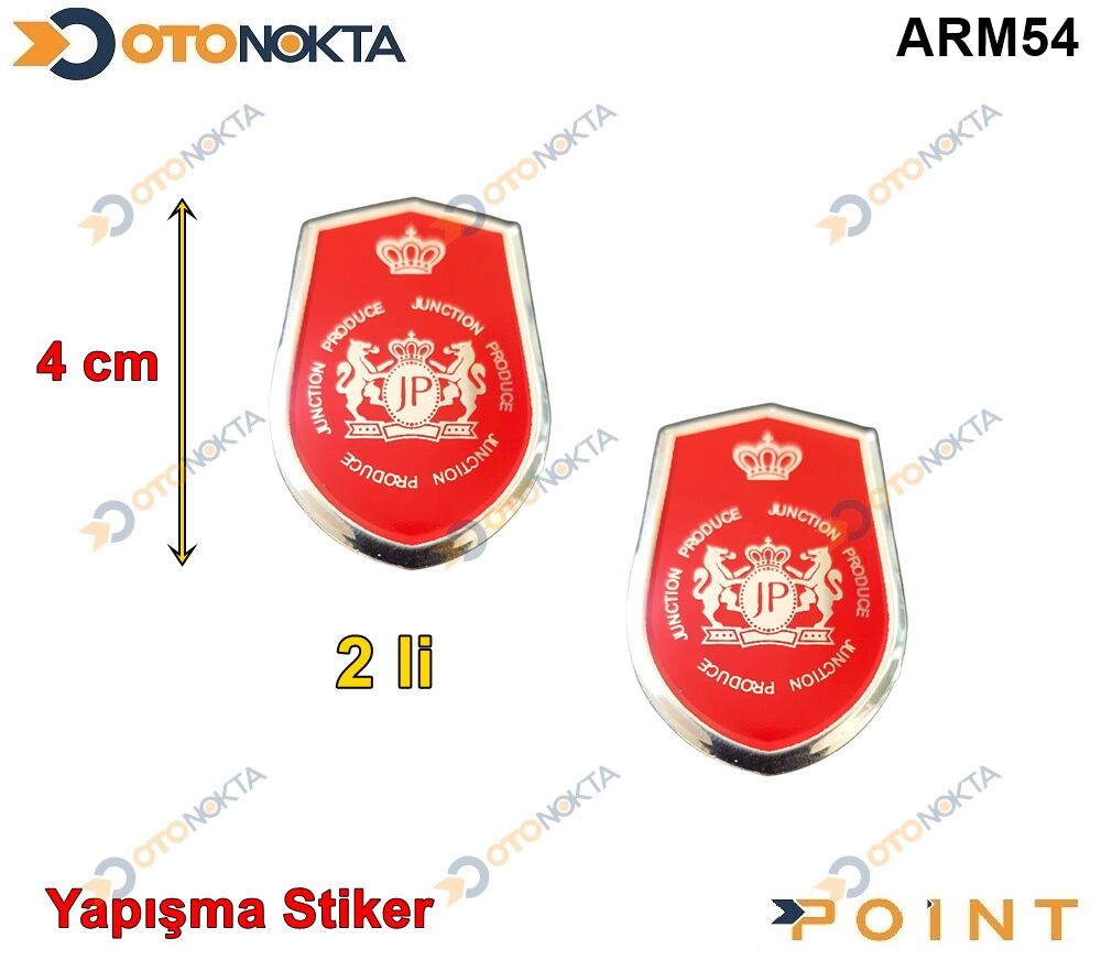 ARMA STİCKER YAPIŞMA TAÇ KIRMIZI