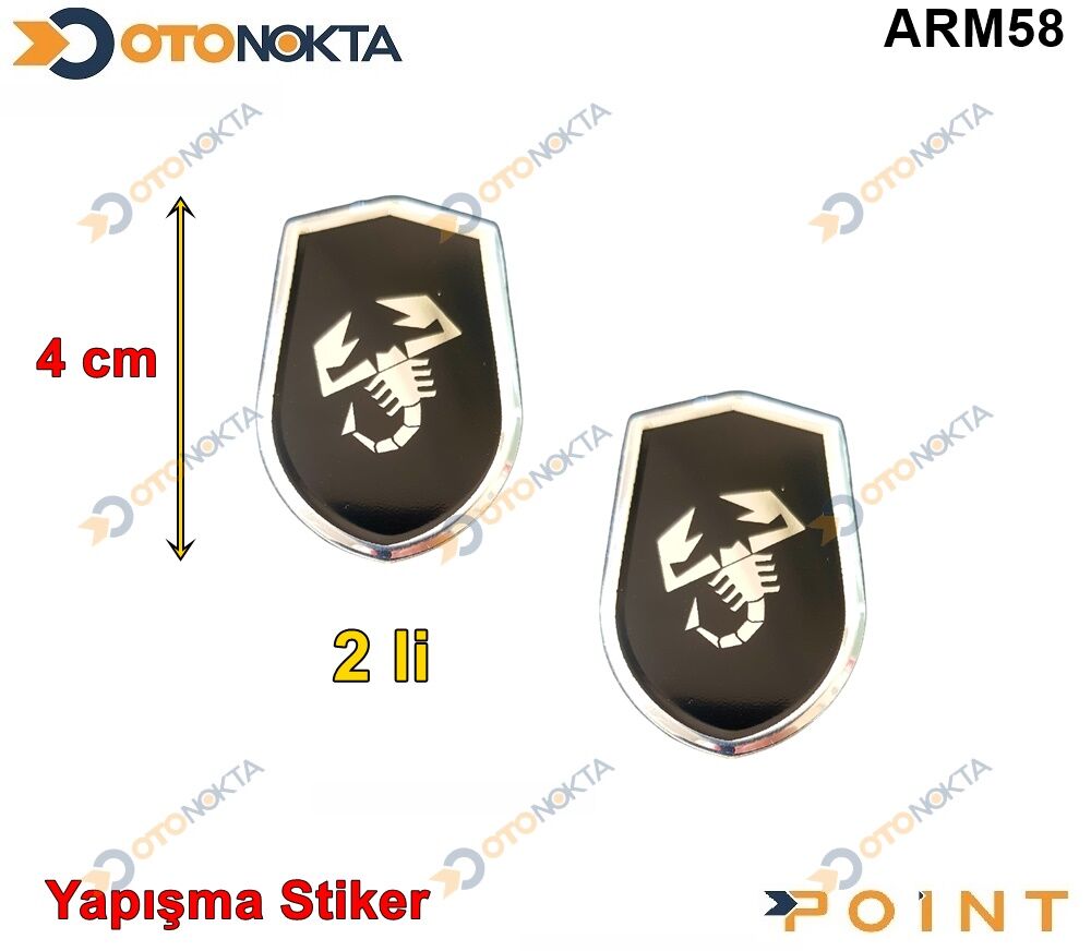 ARMA STİCKER YAPIŞMA AKREP