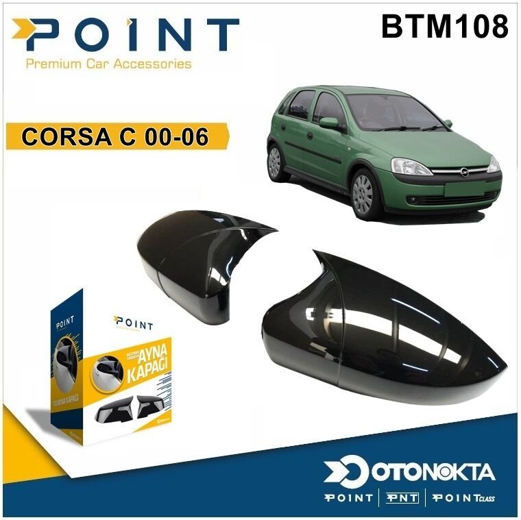 BATMAN AYNA KAPAĞI PİYANO BLACK CORSA C 00-06