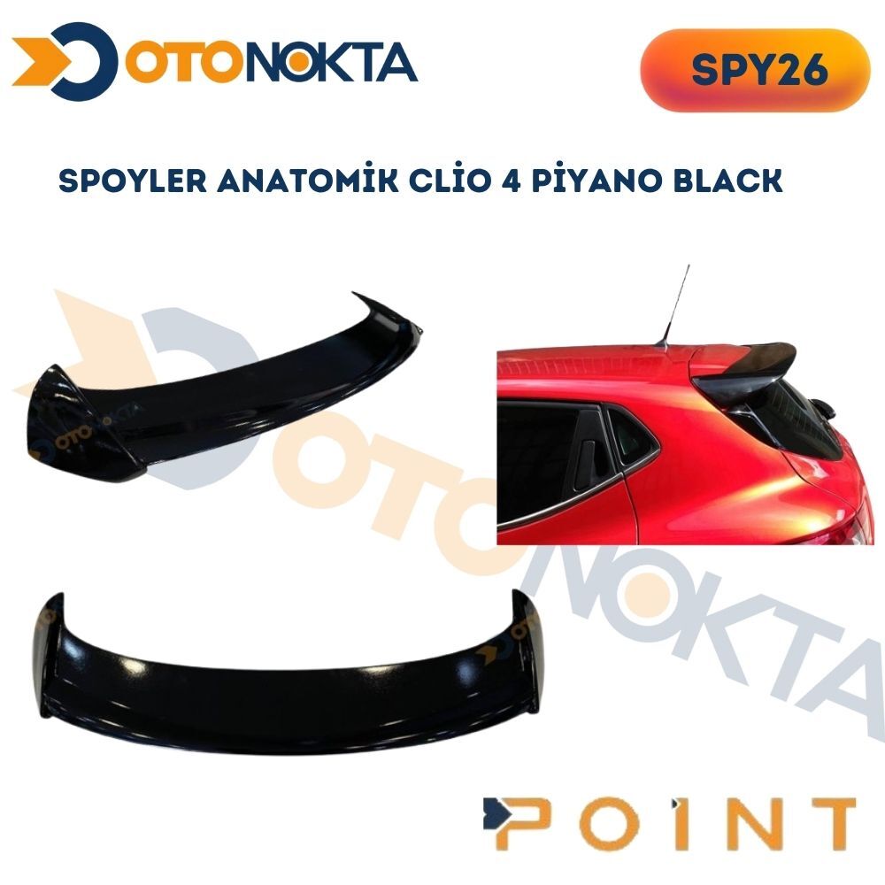 SPOYLER ANATOMİK CLİO 4 PİYANO BLACK