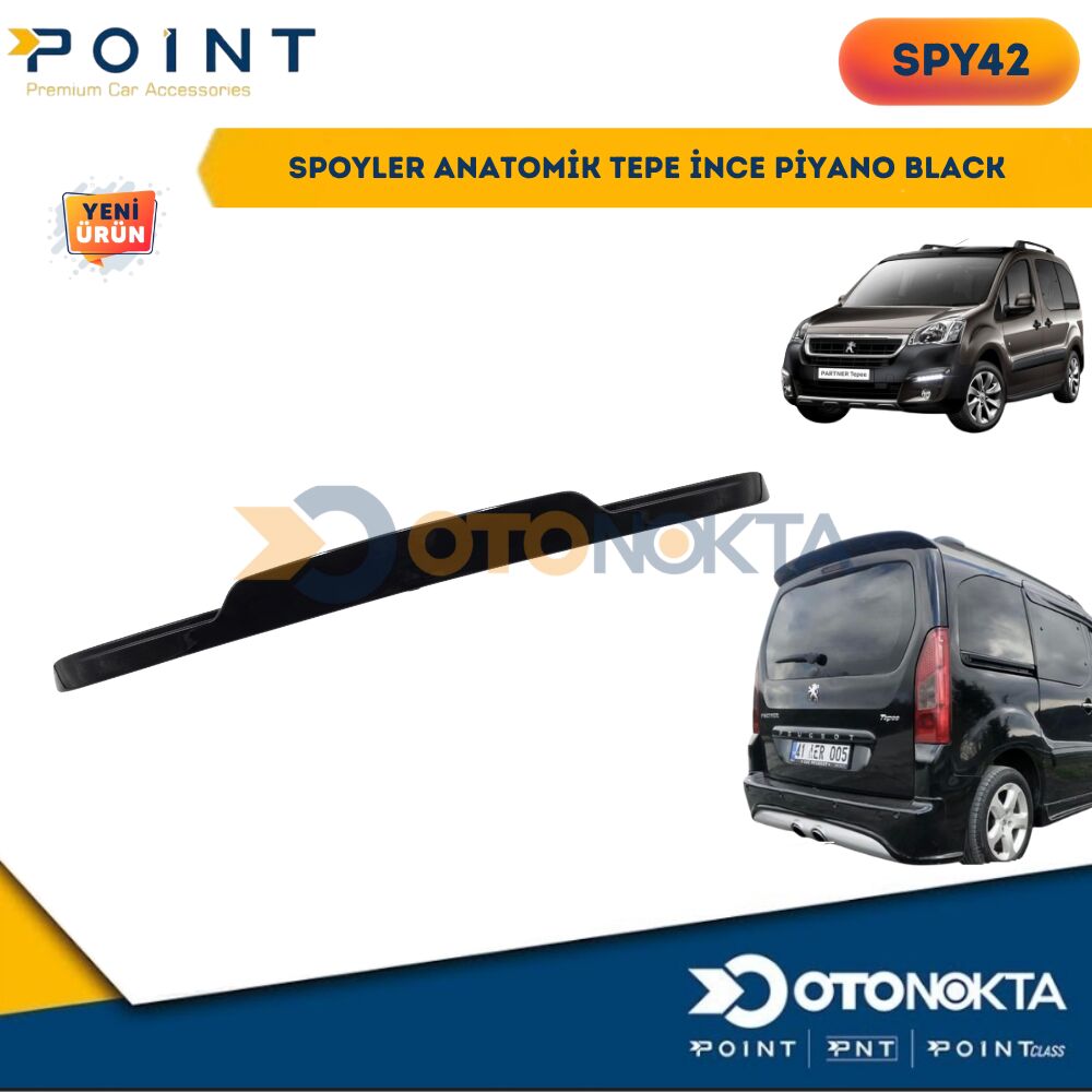 SPOYLER ANATOMİK TEPE İNCE PİYANO BLACK