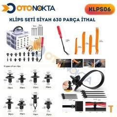 KLİPS SETİ SİYAH 630 PARÇA İTHAL