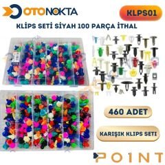 KLİPS SETİ RENKLİ 460 PARÇA İTHAL