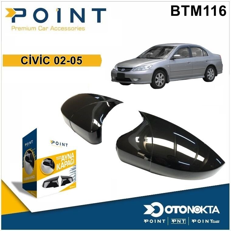 BATMAN AYNA KAPAĞI PİYANO BLACK CİVİC 02-05