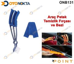 ARAÇ İÇ  TEMİZLİK BEZİ  VE FIRÇASI İTHAL POİNT