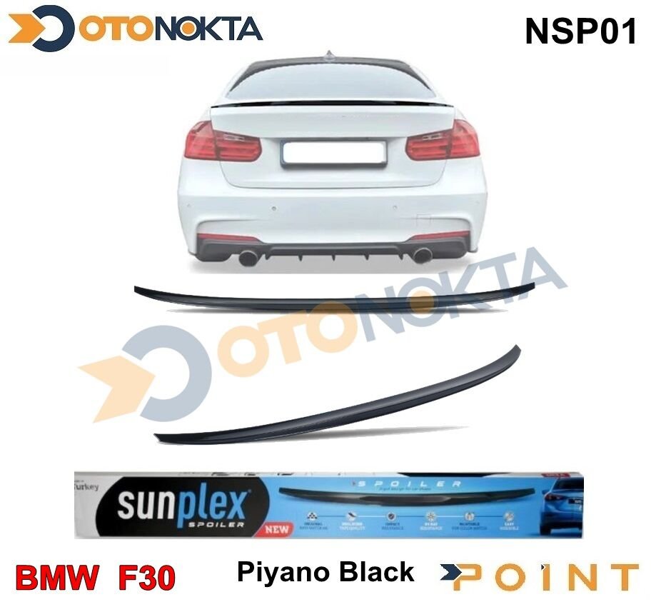SPOYLER PİANO BLACK ENJEKSİYON BASKI BMW F30