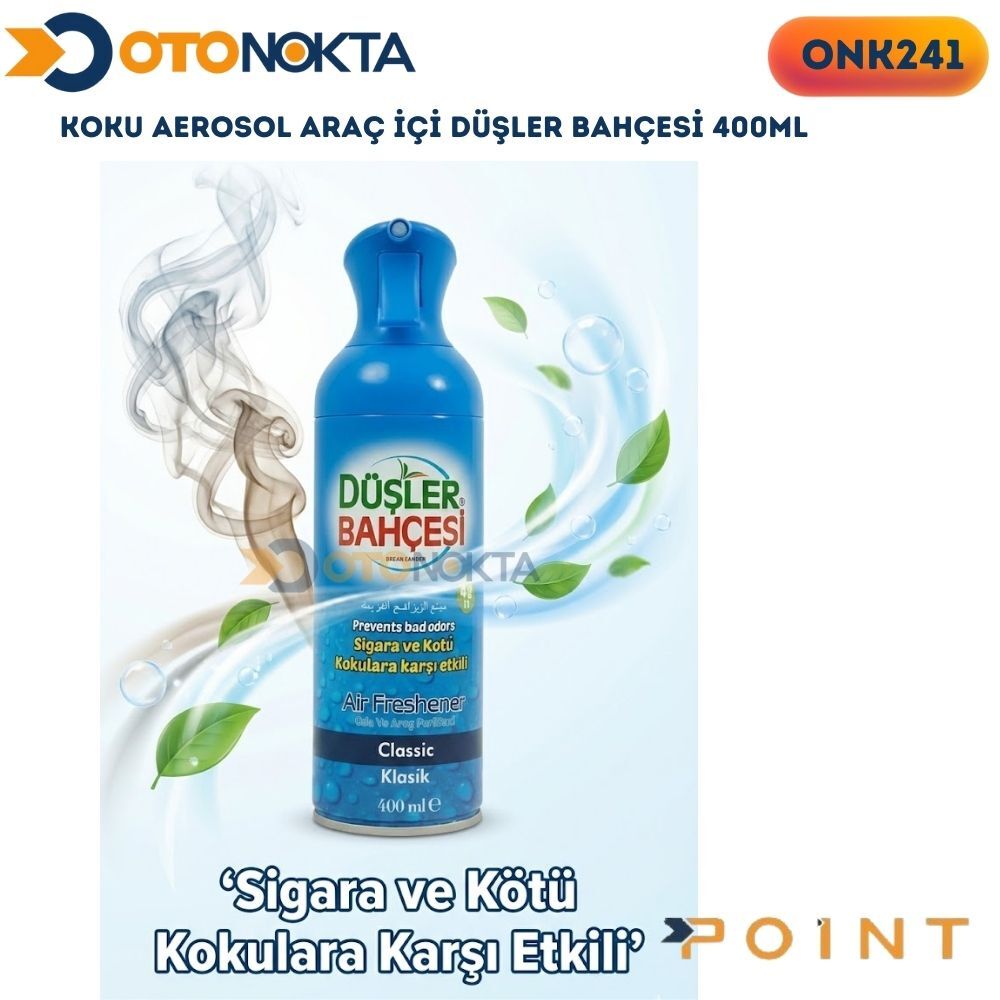 KOKU AEROSOL ARAÇ İÇİ DÜŞLER BAHÇESİ 400ML