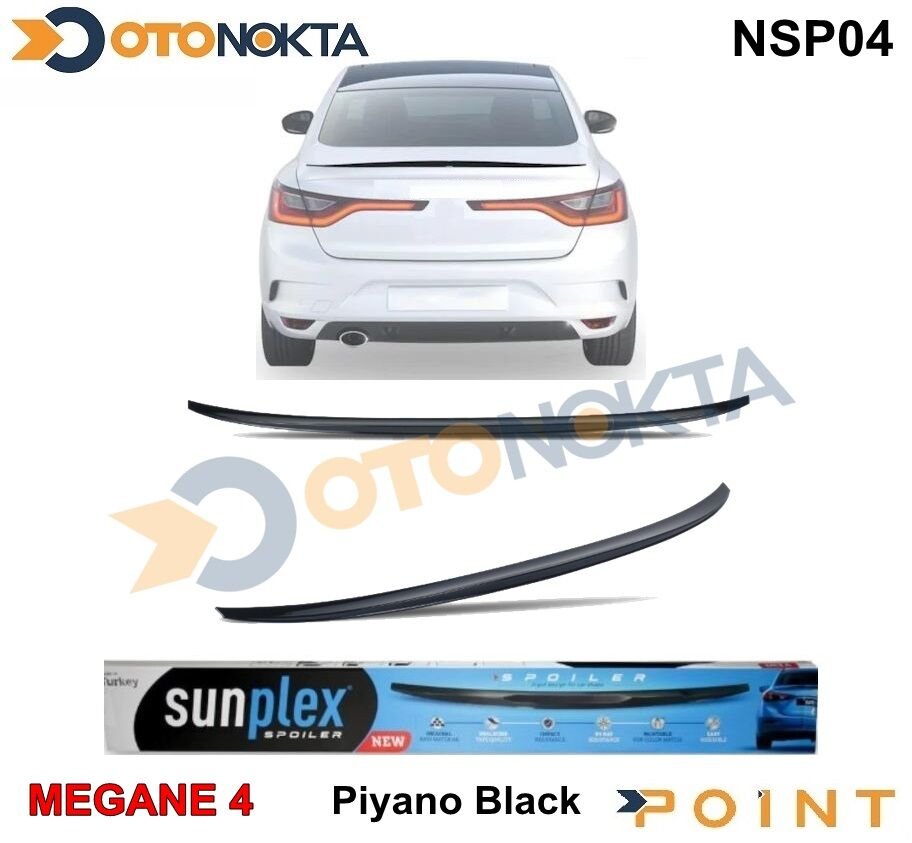 SPOYLER PİANO BLACK ENJEKSİYON BASKI MEGANE 4