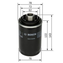 Bosch Audi A4 2.0 Tfsi Filtre Bakım Seti (2008-2015) 3 Lü