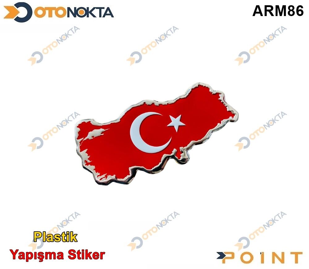 ARMA STİCKER TÜRKİYE HARİTA BÜYÜK