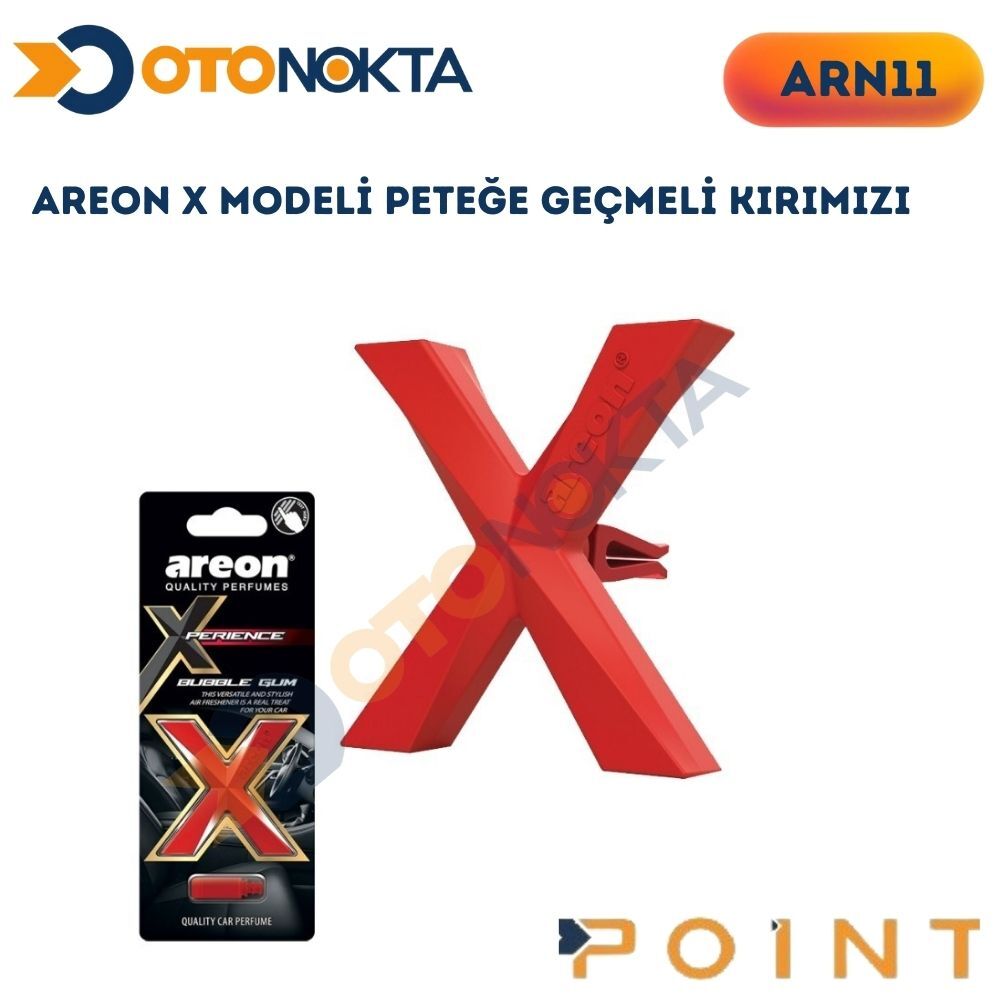 AREON X MODELİ PETEĞE GEÇMELİ KOKU KIRMIZI