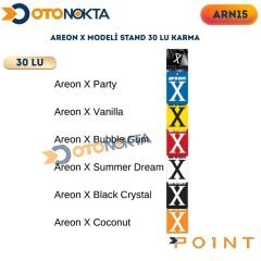 AREON X MODELİ STAND 30 LU KARMA