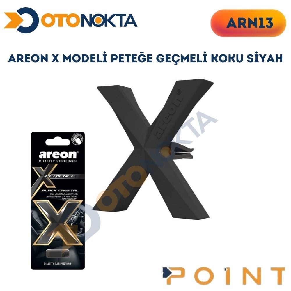 AREON X MODELİ PETEĞE GEÇMELİ KOKU SİYAH