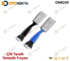 BAKIM ÜRÜNÜ TEMİZLİK FIRÇASI ÇİFT TARAFLI POİNT