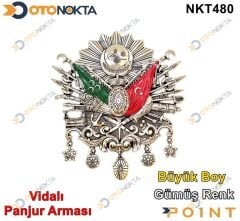 OSMANLI  ARMASI PLASTİK VİDALI  KROM BÜYÜK