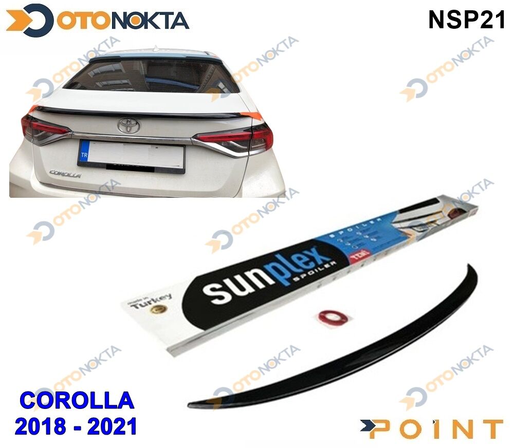 SPOYLER PİANO BLACK ENJEKSİYON BASKI COROLLA 18-21