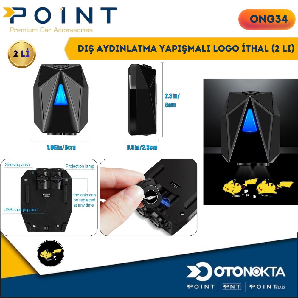 DIŞ AYDINLATMA YAPIŞMALI LOGO İTHAL