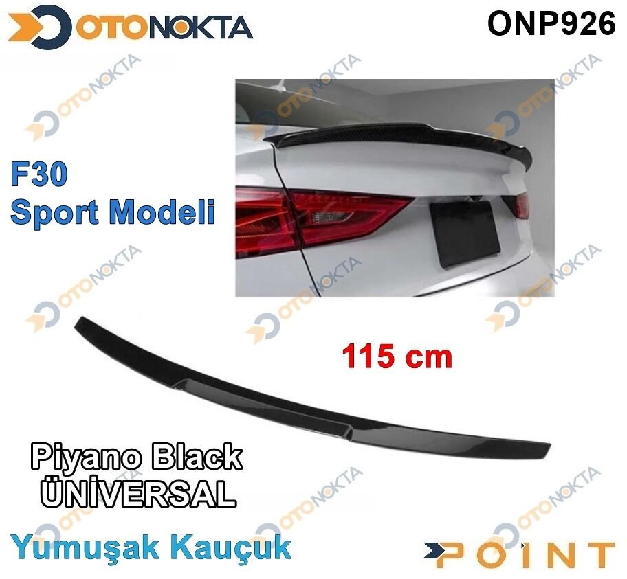 SPOYLER ÜNİVERSAL PİYANO BLACK 115 CM F30 SPORT