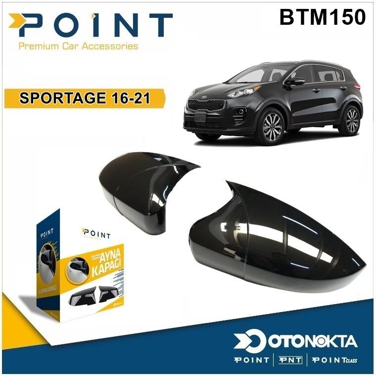 BATMAN AYNA KAPAĞI PİYANO BLACK KİA SPORTAGE 16-21