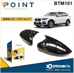 BATMAN AYNA KAPAĞI PİYANO BLACK BMW X3 - F35 14-17