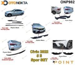 SPOR SET ÖN-ARKA FLAP SPOYLER YAN KAPI CİVİC 2022
