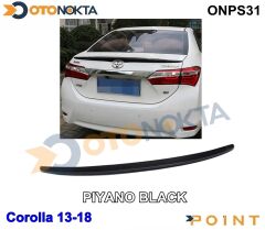 SPOYLER ANATOMİ PİYANO SİYAH COROLLA 13-18 POİNT