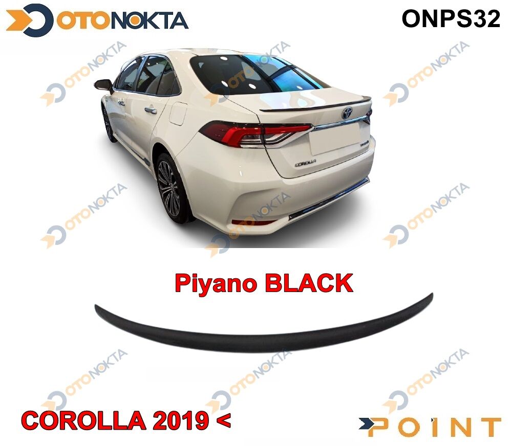 SPOYLER ANATOMİ PİYANO SİYAH COROLLA 19-2020 POİNT