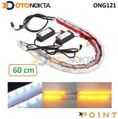 FAR KAYAR LEDİ KRİSTAL SLİKONLU 60CM  POİNT