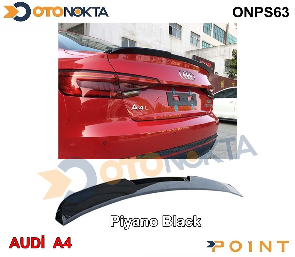 SPOYLER ANATOMİ PİYANO SİYAH AUDİ A4 09-23 POİNT