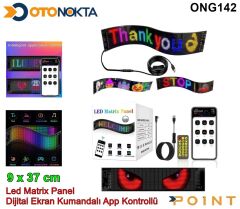 KAYAR LED MATRİX PANEL 16*64  9 X 37 cm