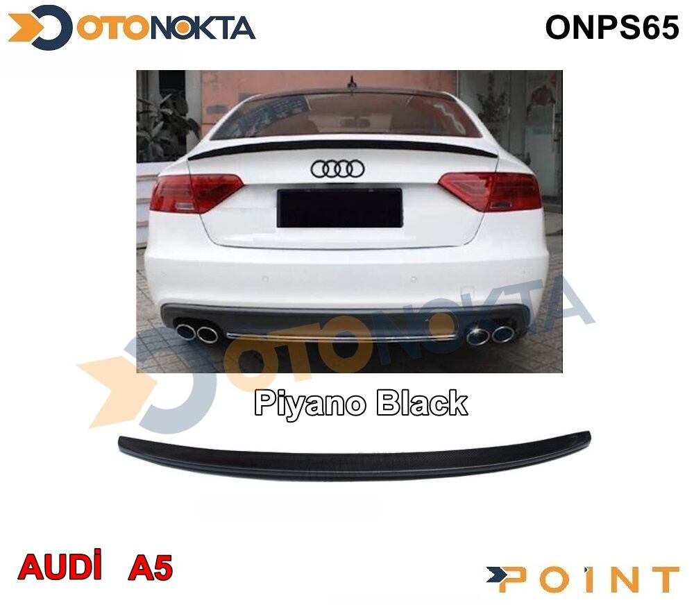 SPOYLER ANATOMİ PİYANO SİYAH AUDİ A5 09-16  POİNT
