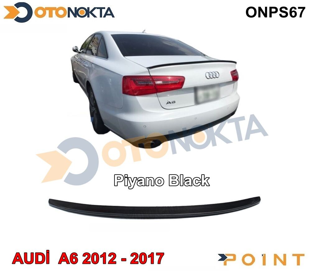 SPOYLER ANATOMİ PİYANO SİYAH AUDİ A6 12-17  POİNT