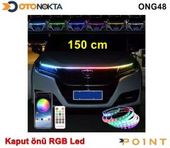 KAYAR LED APP UYGULA RENKLİ KAPUT UCU 150 CM POİNT