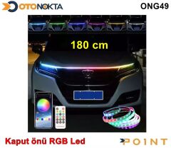 KAYAR LED APP UYGULA RENKLİ KAPUT UCU 180 CM POİNT