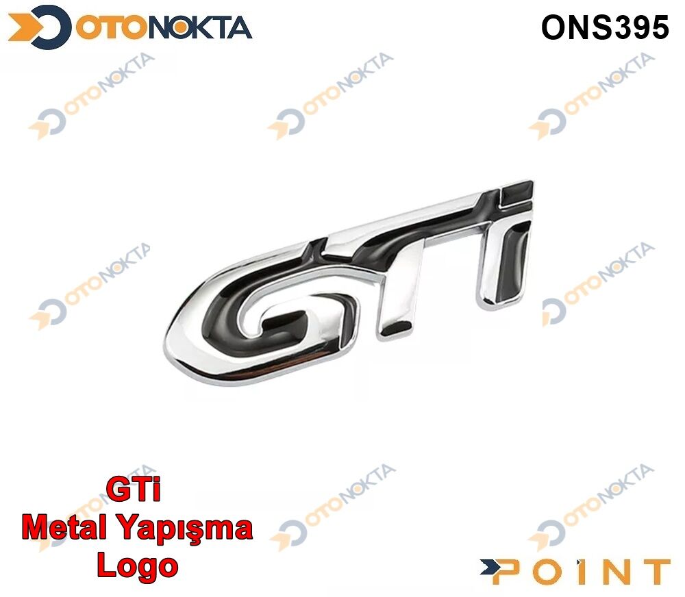 ARMA METAL YAPIŞMA GTİ KROM SİYAH POİNT