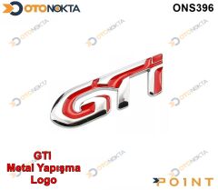 ARMA METAL YAPIŞMA GTİ KROM KIRMIZI POİNT