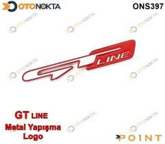 ARMA METAL YAPIŞMA GTİ LİNE KROM KIRMIZI POİNT