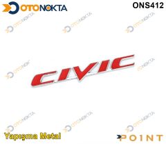 ARMA METAL YAPIŞMA CİVİC KIRMIZI POİNT