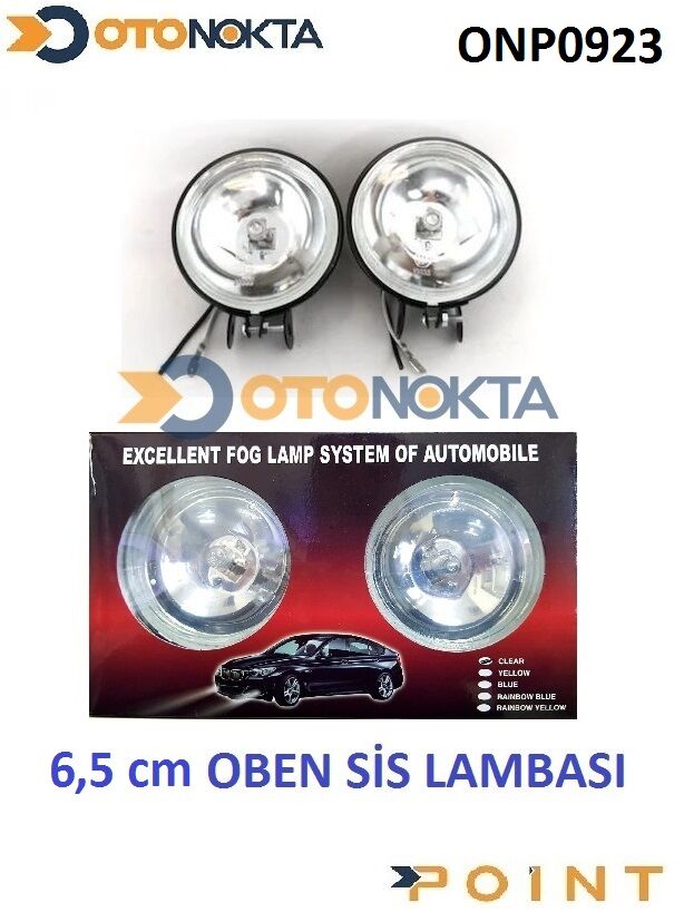 SİS LAMBASI YUVARLAK ÜNİVERSAL ŞEFAF OBEN 6,5 CM