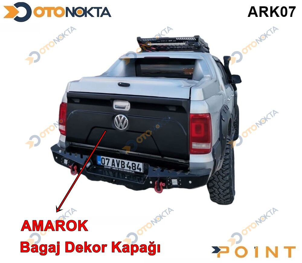 VW AMAROK 2010> BAGAJ KAPLAMA SİYAH