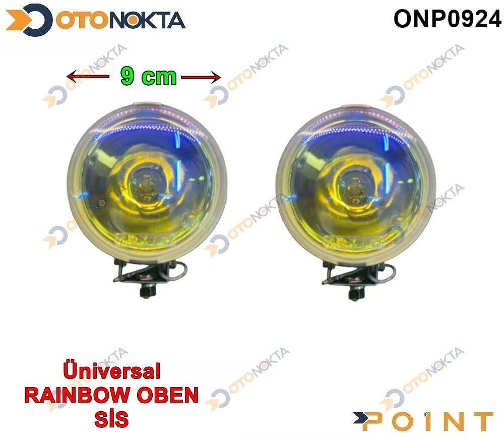 SIS LAMBASI YUVARLAK UNIVERSAL RAİNBOW OBEN 9,5 CM
