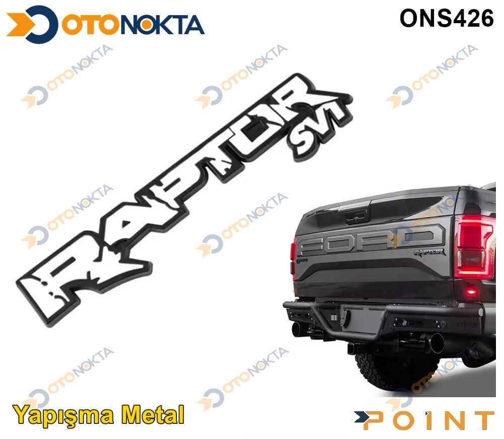 ARMA METAL YAPISMA RAPTOR SİYAH BEYAZ POİNT