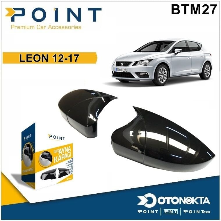 BATMAN AYNA KAPAĞI BLACK SEAT LEON 2012-17 MK3
