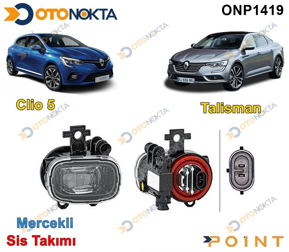 SİS LAMBASI ORJİNAL CLİO 5 TALİSMAN MERCEKLİ  1419