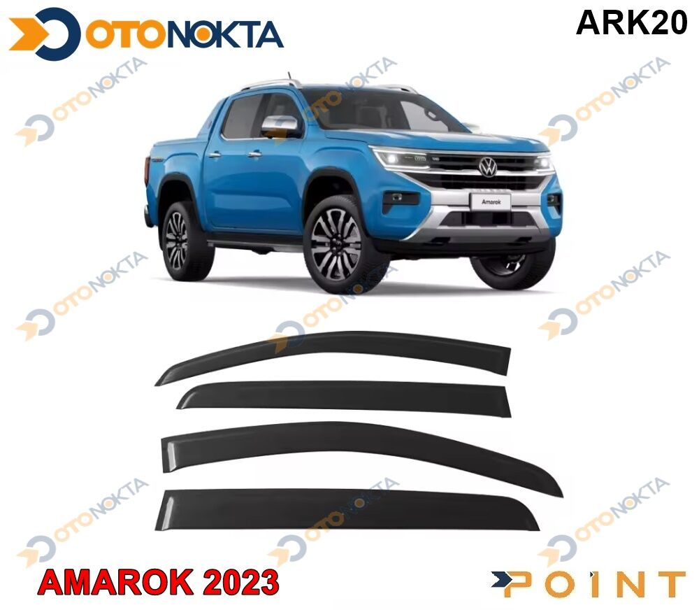 CAM RÜZGARLIĞI 4 LÜ SİYAH AMAROK 2023 POİNT
