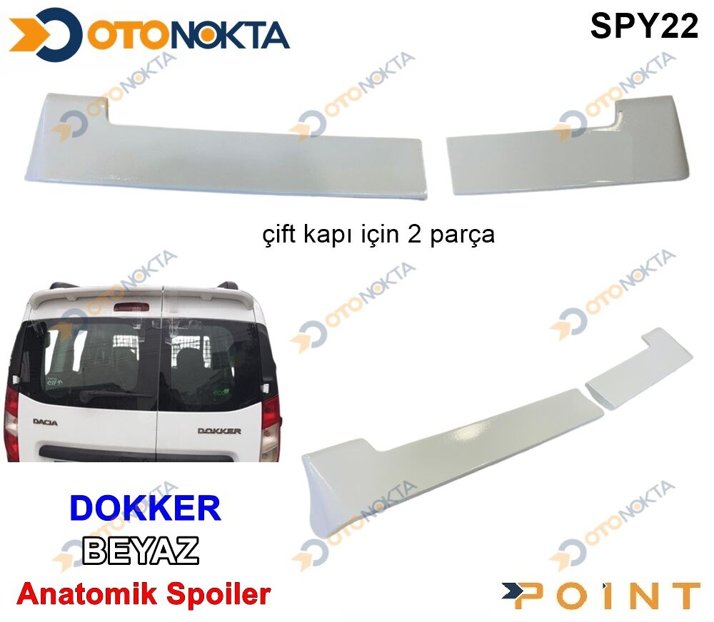 SPOYLER ANATOMİK  TİCARİ DOKKER BEYAZ POİNT
