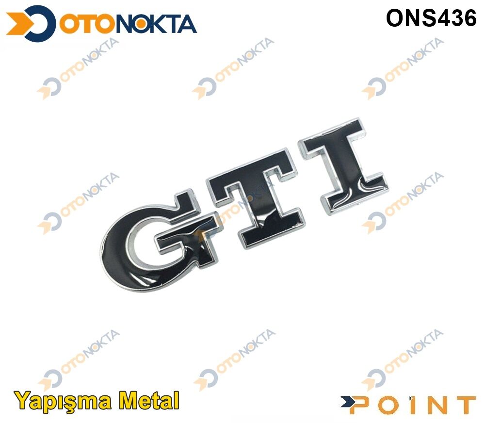 ARMA METAL YAPIŞMA GTI SİYAH POİNT