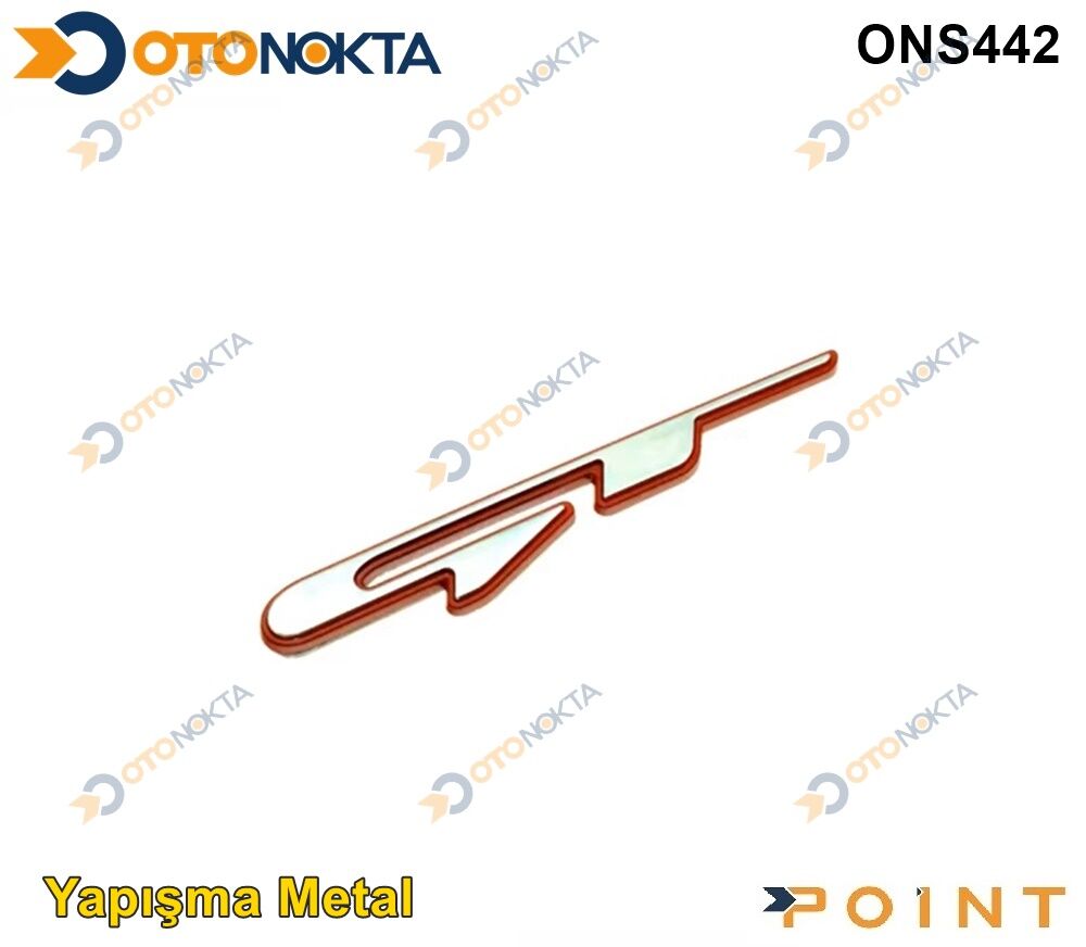 ARMA METAL YAPIŞMA GT KIRMIZI KROM POİNT