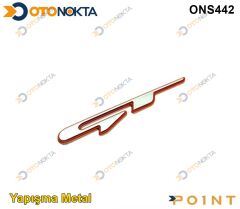 ARMA METAL YAPIŞMA GT KIRMIZI KROM POİNT