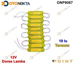 DORSE LAMBA 12V SMD TURUNCU 10 LU